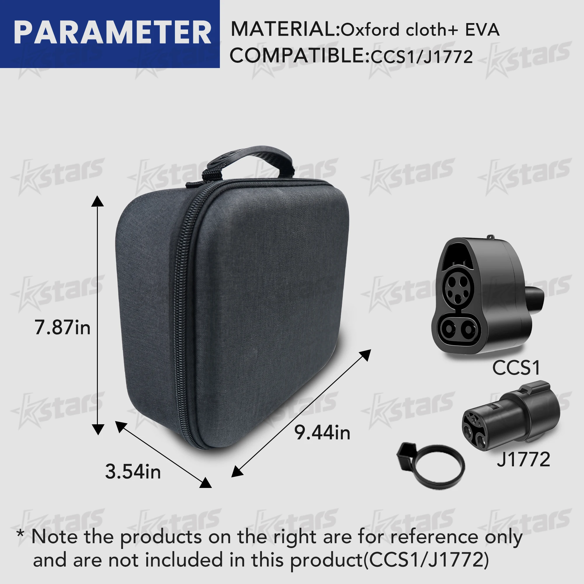 Per Tesla CCS1 J1772 Adattatore per caricabatterie Custodia da viaggio comoda per accessori di ricarica per auto elettriche Impermeabile - immagine 4