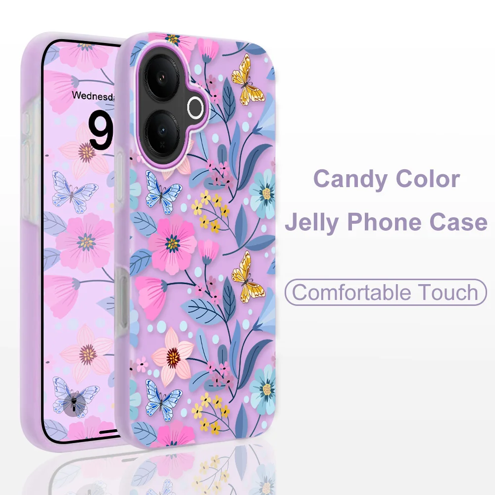 Candy Colored Bright Flowers Phone Case