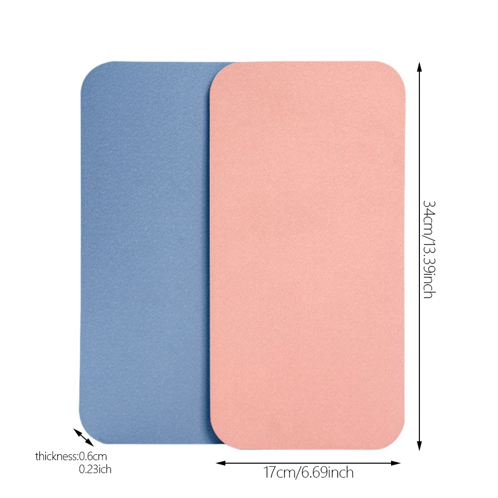 2Pcs Fitness Exercise Yoga Mat Mini Soft Non Slip Auxiliary Exercise Fitness Pilates Mat Foldable Portable Sweat Proof Yoga Mat