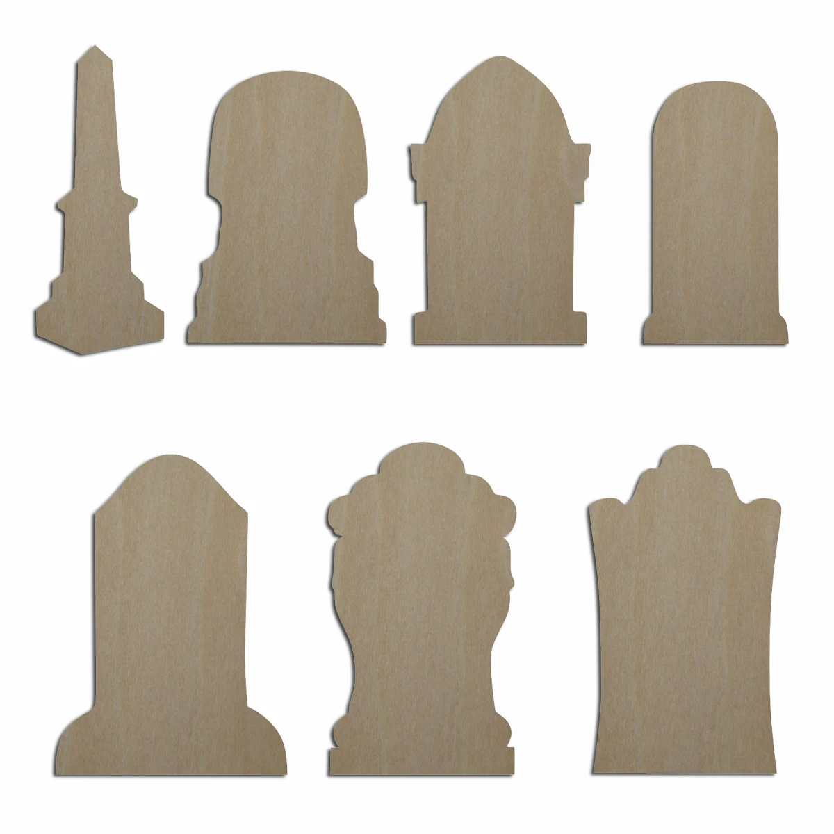 Unfinished Wood Blank Tombstone Shape - Craft - Up To 46" DIY – 24