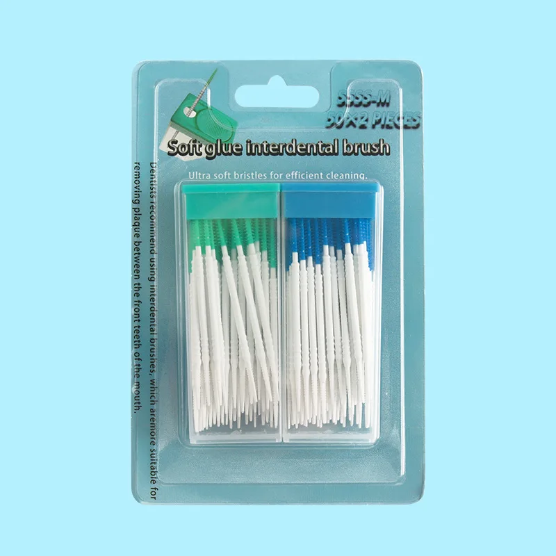 100 Teile/paket Silikon Interdentalbürsten Dental Zahnstocher Zahnbürste Zwischen Zähne Mit Gewinde Oral Reinigung Werkzeuge Mundpflege – Detail 11