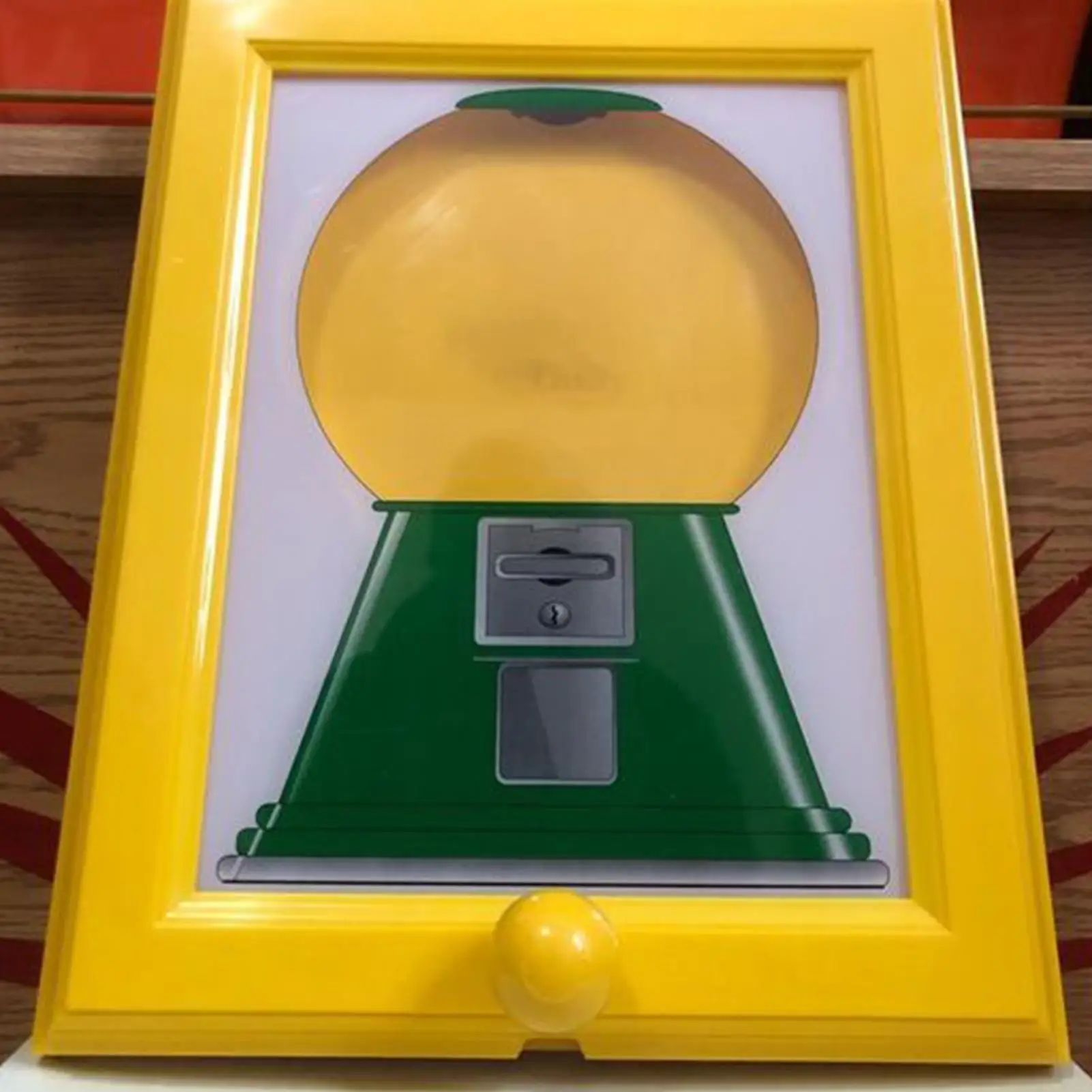 Creative Candy Dispenser Picture Frame Rotating Dust-proof Moisture-proof Hanging Handy Snack Candy Frame Wall Photo Frame