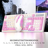 KM800 Mechanical Gaming Keyboard with Mouse 98 Keys Keyboard 4000dpi Colorful Keycap Support Backlight for Phone Tablet Laptop - Image 6