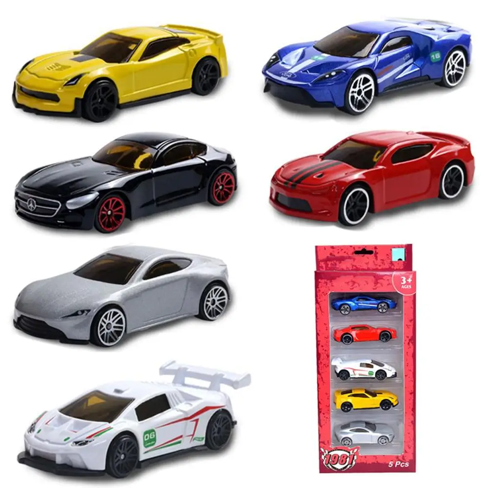 

5pcs/Set Mini Alloy Car Models Toys 1:60 Scale Educational Toys For Boys Children Kids Birthday Gifts Juguetes Para NiñOs