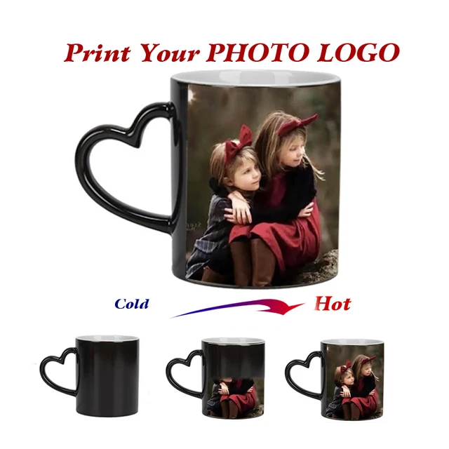 Taza Mágica estampada con foto.Regalos personalizados de San Valentín