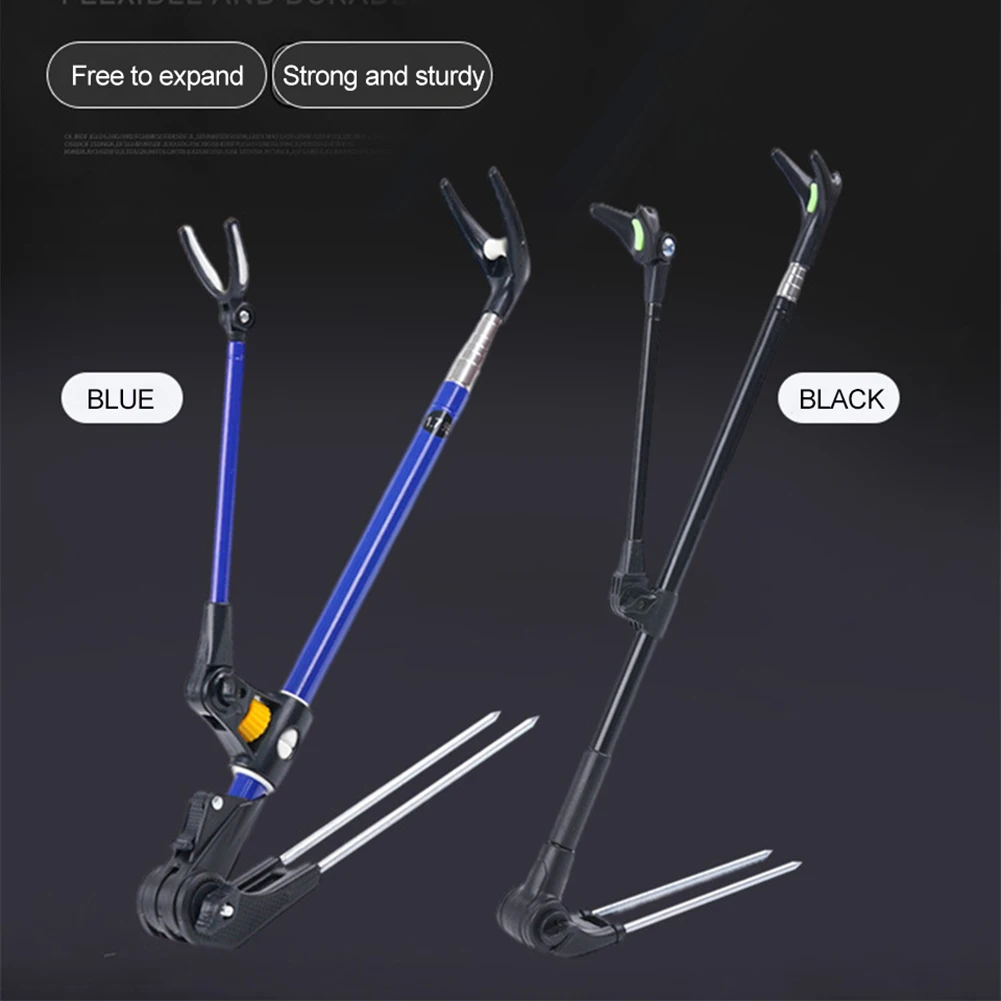 

Ground Rod Stand Adjustables Telescoping Fishing Rod Universal For Most Type Rods