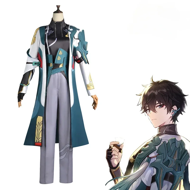 

Game Honkai Star Rail DanHeng Cosplay Costume Full Set With Accessories Dan Heng Cosplay Costume Outfit Uniform Cosplay Wig