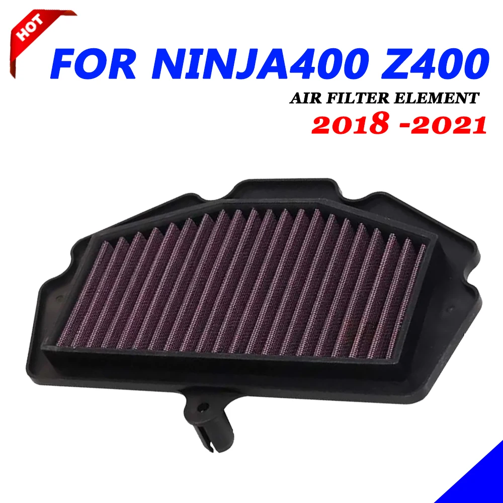 

For Kawasaki Ninja 400 Z400 Z 400 2018 2019 2020 2021 Air Filter Cleaner Motorcycle Accessories