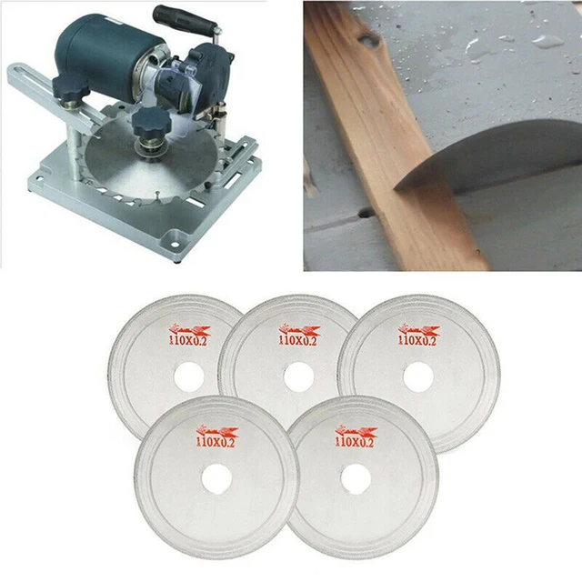 5Db 4,5 '/110 Mm -Es Perem 0,01 ' Szuper Vékony Gyémánt Lapidary Fűrészvágó Lemez Lágyabb, Nagy Értékű Sziklákhoz, Mint A Türkizopálok - Image 5