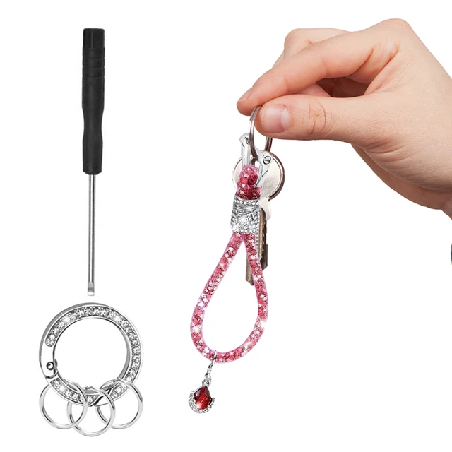 Neue Kristall Auto Keychain Für Frauen Keychain Zubehör Mit Bling