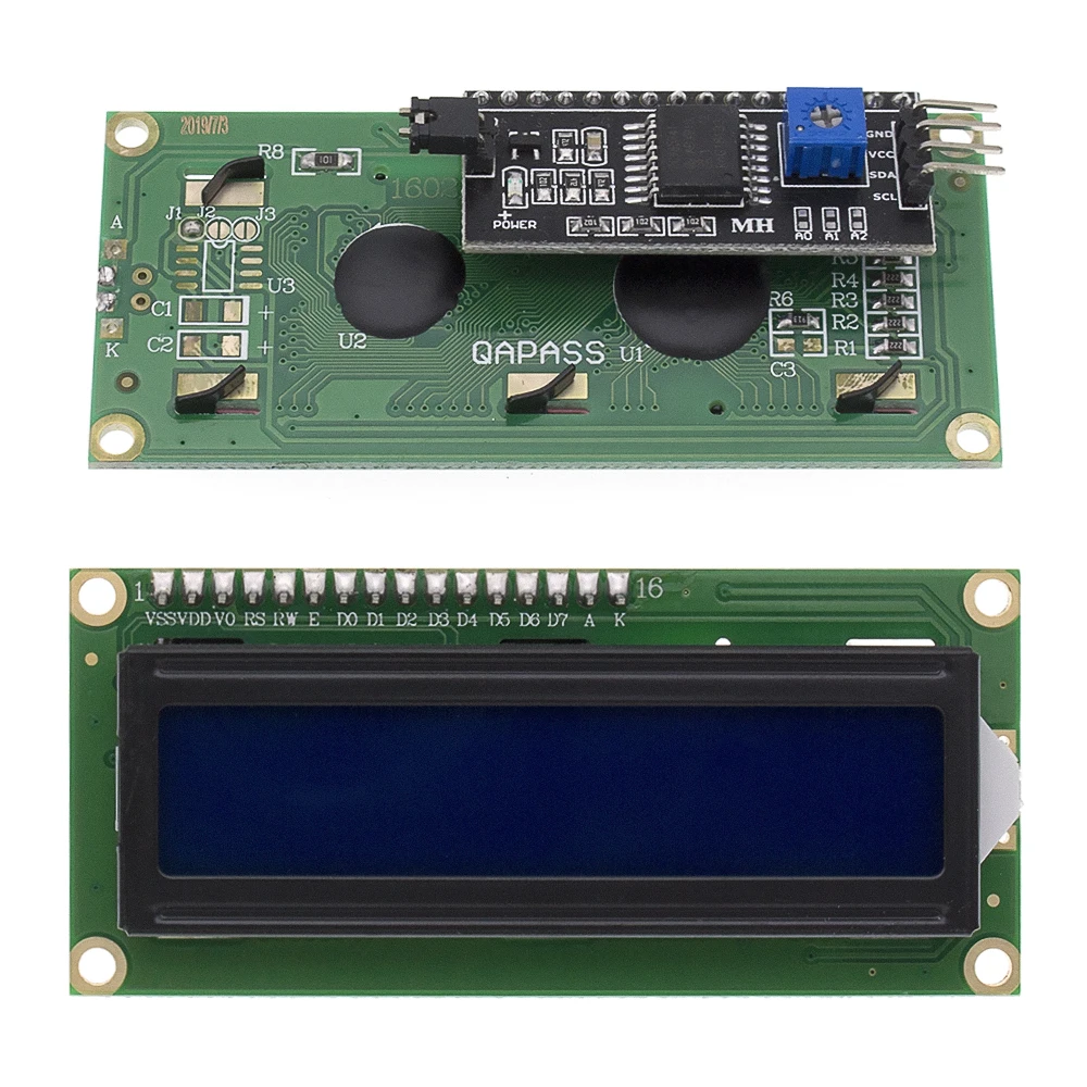 LCD Display Module LCD1602 I2C Display Module Blue Green Screen 5V PCF8574 IIC Adapter Llate for Arduino display module lcd display module