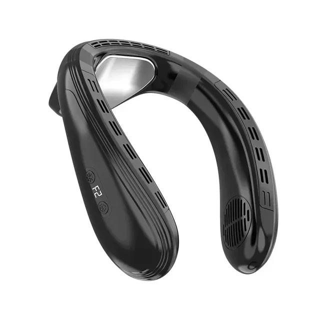 مُبرد رقبة محمول جديد، مزود بمروحة قابلة للشحن بتق...