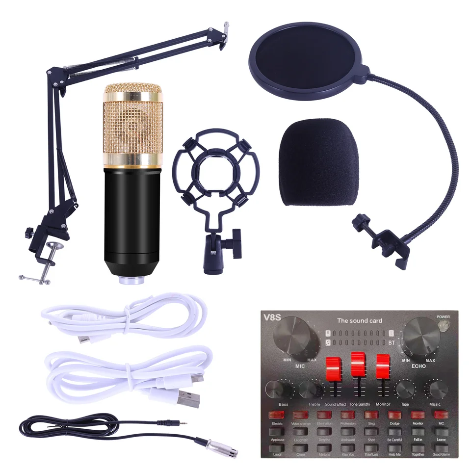 BM800 Professional Condenser Microphone Kit with Stand