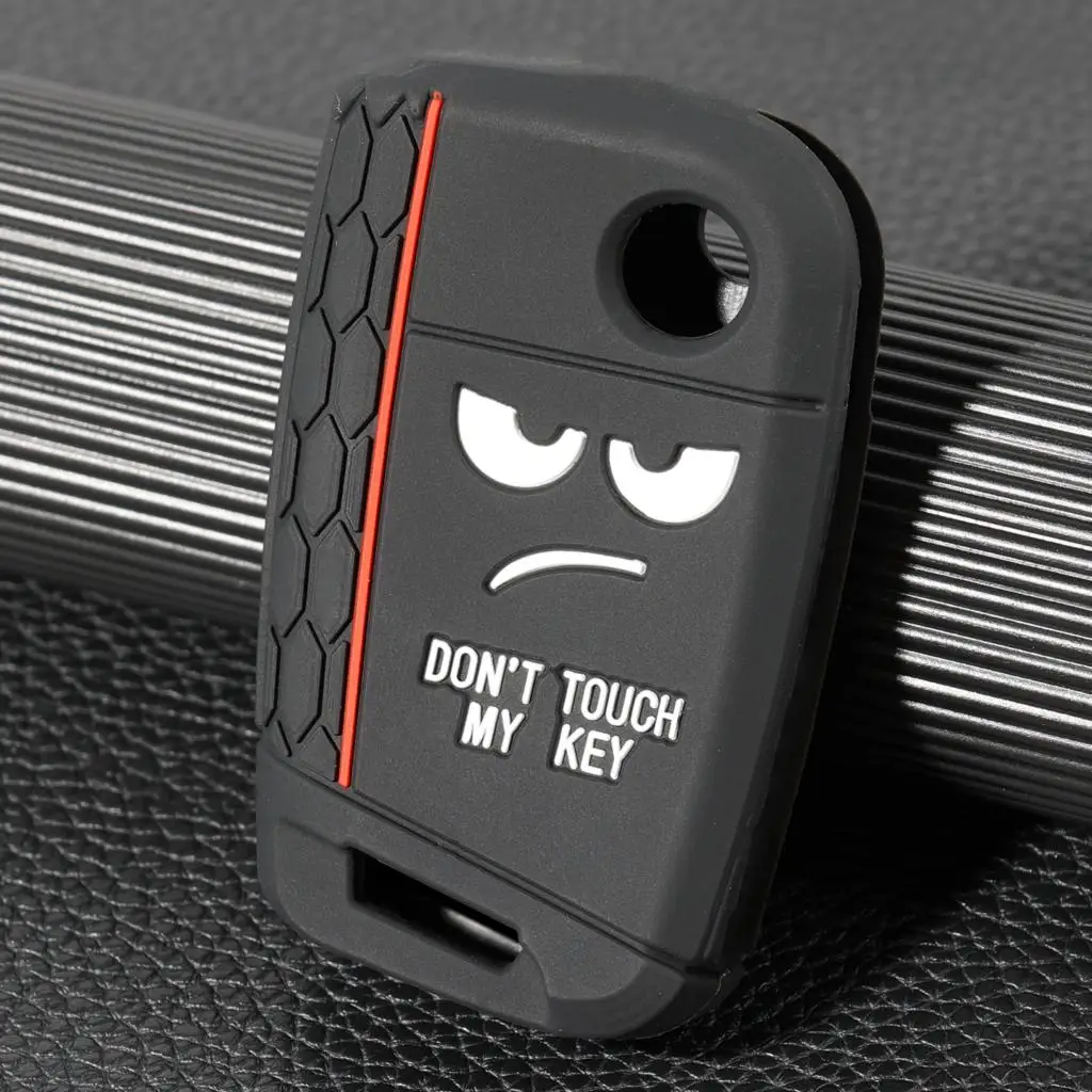 Für Skoda Citigo Rapid Roomster Superb Sitz Fernbedienung Silikon Auto Schlüssel Fall Abdeckung Shell Schutz Halter 3-Taste Auto Zubehör – Detail 3
