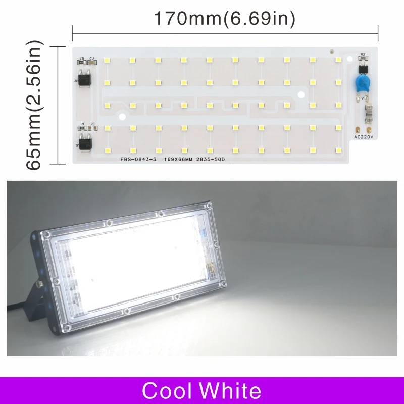 Cool White LED Chip