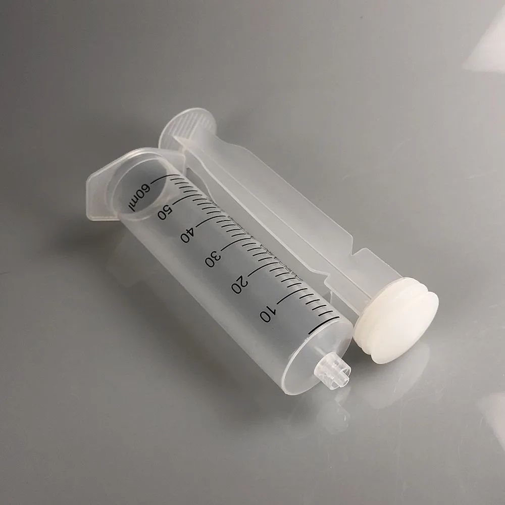 5 개/몫 오존 주사기 60ml 실리콘 플런저 EO 멸균 루어락 O3 주사기 의료용 오존 치료용