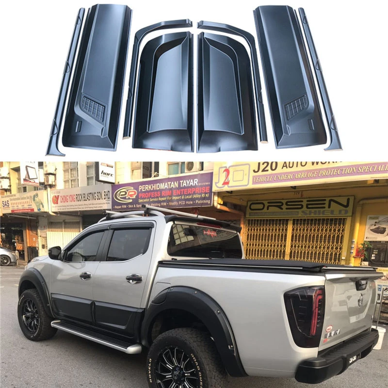 

Car Door Trim Side Moulding Cladding Fit For Nissan Navara NP300 2016-2019 Body Molding Cladding ABS Body Cladding