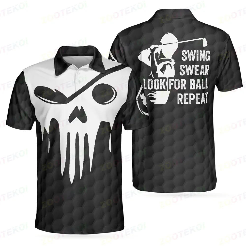 2022 New Branded Polo Shirts Men's Printed Golf Tennis Polo Shirts Casual Men's Breathable Homme Short Sleeves Tops Streetwear