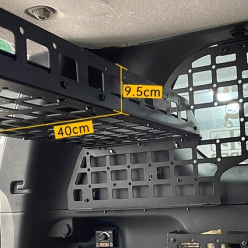 CGZ Molle 패널, 닛산 X-Trail T31 2008-2013 에 적합, 후면 트렁크 선반, 모듈식 보관 화물 정리 랙