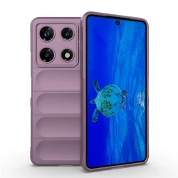 Silicone Shockproof TPU Protector Case with Rubber Grip for Infinix Note 30 (PURPLE)