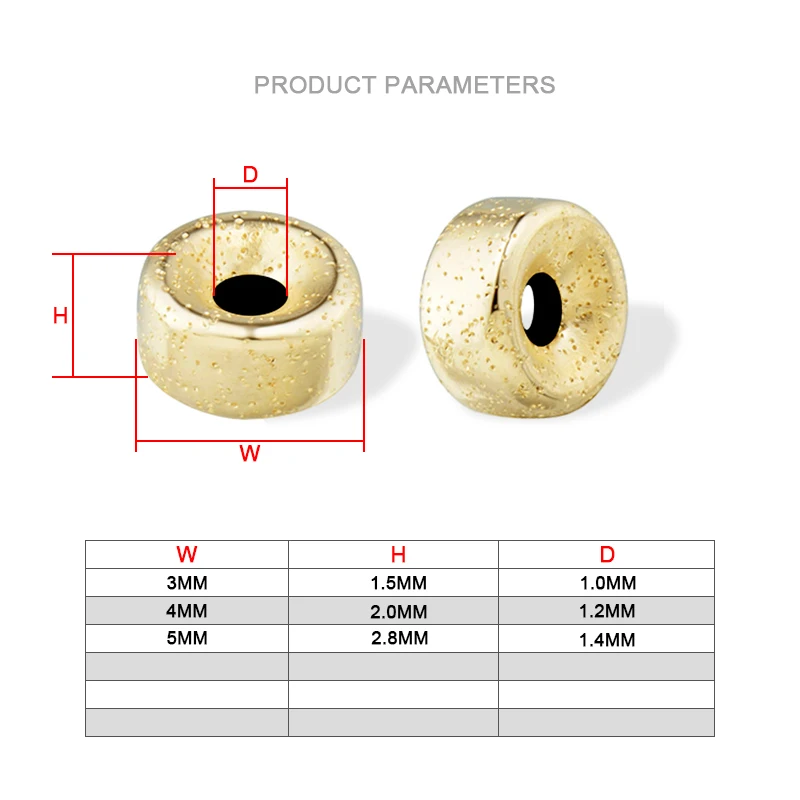 14K Gold Filled Donut-Perlen, Reifenperlen, Radperlen für die Schmuckherstellung, handgefertigtes Zubehör, anlaufbeständige Schmuckkomponenten – Detail 7