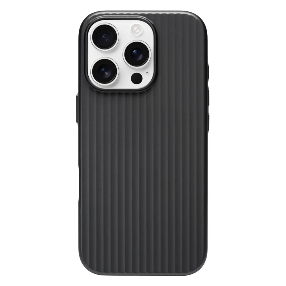 Luxury Stripes Metallic Paint Armor Shockproof Phone Case - Slim Matte PC with Camera Protection