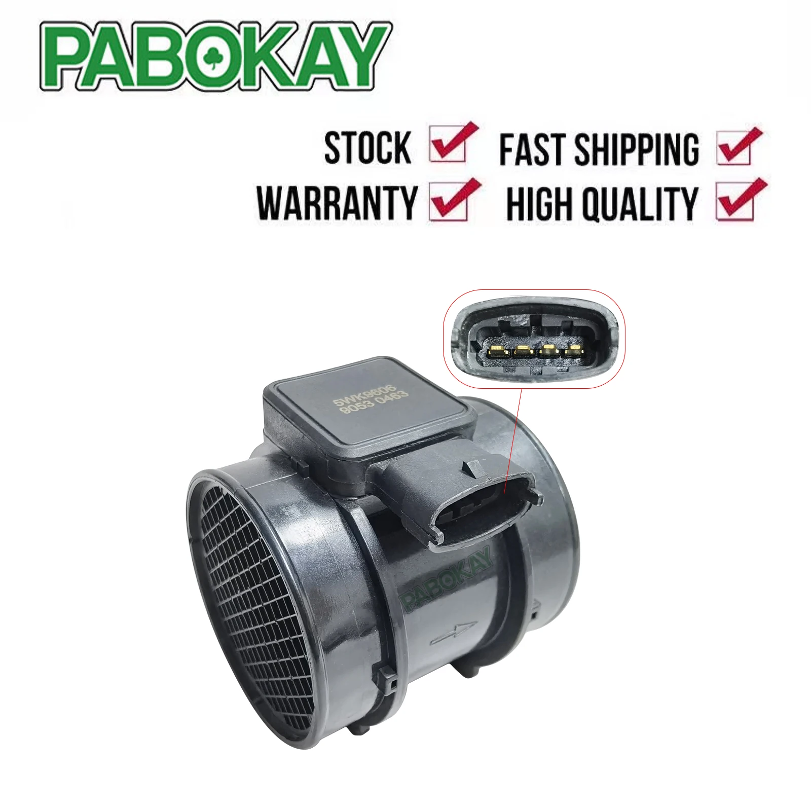 

FOR VAUXHALL OPEL ZAFIRA 1.8 16V MASS AIR FLOW METER MAF 5WK9606 5WK9606Z 5WK9641 90530463 836583 8ET009142-031 8ET009142031