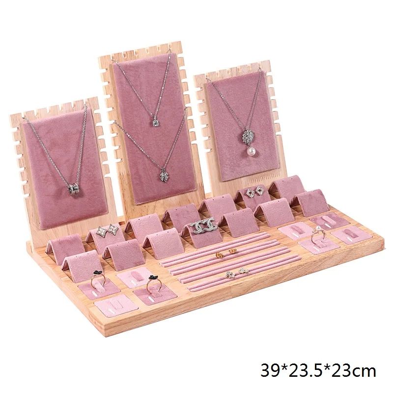 Jewelry Display Tray Set with Multiple Compartments for Necklace, Bracelet, Earrings &a... - SKU JDTS2123 - UGI Packaging