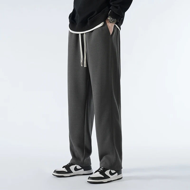 Sport Jogging Trousers Fashionable Wide Leg Pants Wide Leg Pants Fashion Pants Autumn Harlan Sports Pants Sweatpants Baggy Joggers Cotton Korean Neutral Loose Outdoor Personality Design Jogger Trousers