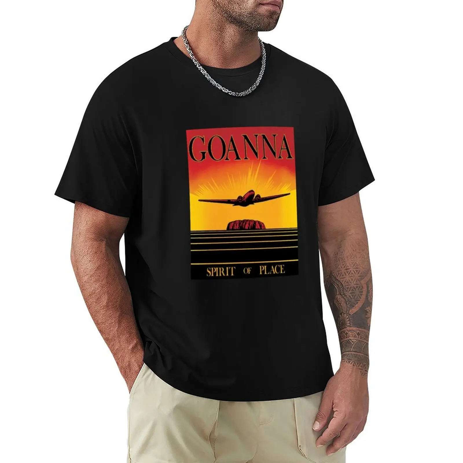 

Spirit of place GOANNA T-shirt boys whites korean fashion fruit of the loom mens t shirts
