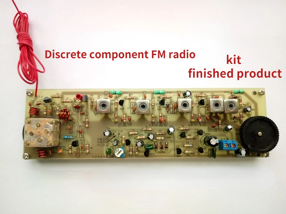 

Discrete Components FM Frequency Modulation Superheterodyne Radio Kit DIY Electronics