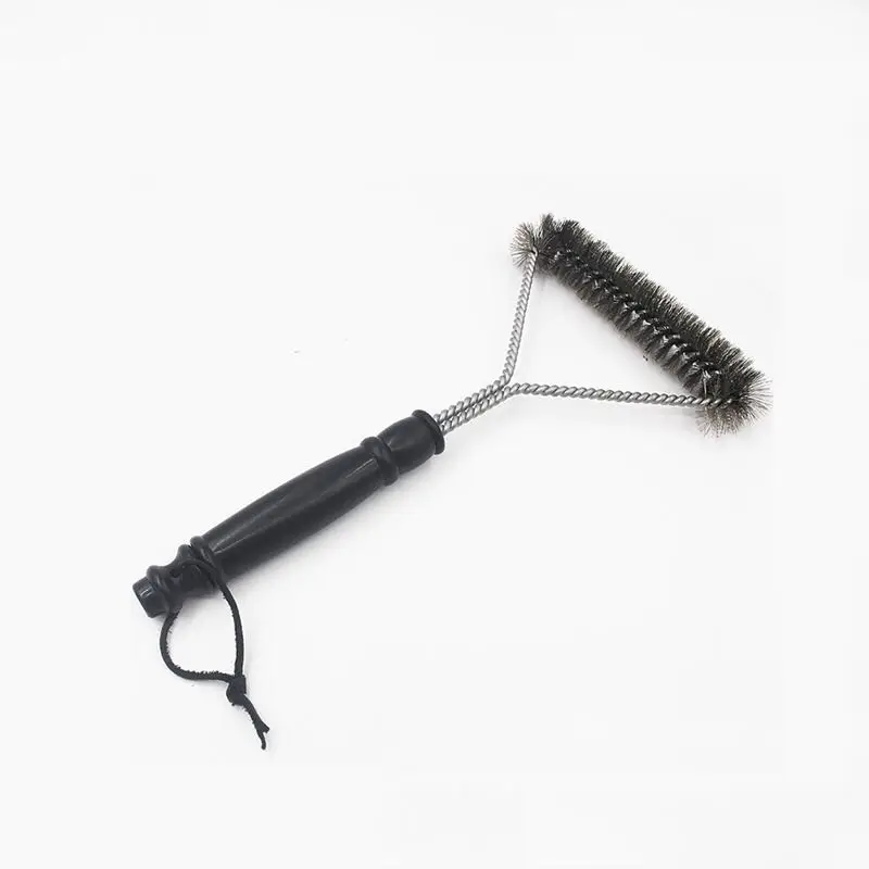 Barbecue Grill BBQ Brush Clean Tool Grill Accessories Stainless Steel Bristles Non-stick Cleaning Brushes Barbecue Accessories
