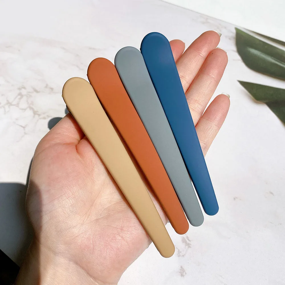 Spring Summer Matte Plastic Duckbill Clips Hairdressing Salon Hair Styling Tool Braiding Hair Pins Accessory For Girls Women portable modern shampoo chair luxury barbershop beauty bed recliner chair extension design cadeira de barbeiro salon furniture