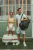 GreatSpeed Multifunctional Tennis Bag Vintage Unisex Badminton Bag Separate Shoe Compartment Racket Insulation 2