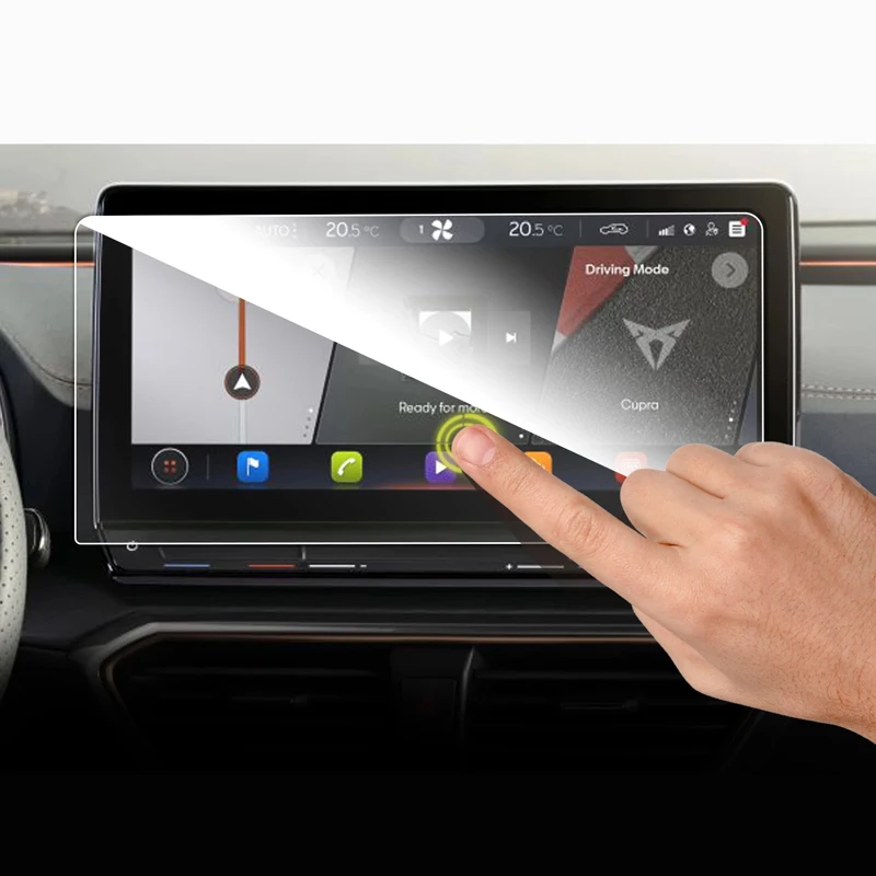 Car Navigation Touch Center Screen Protector PET Film For Cupra Formentor 12 Inch
