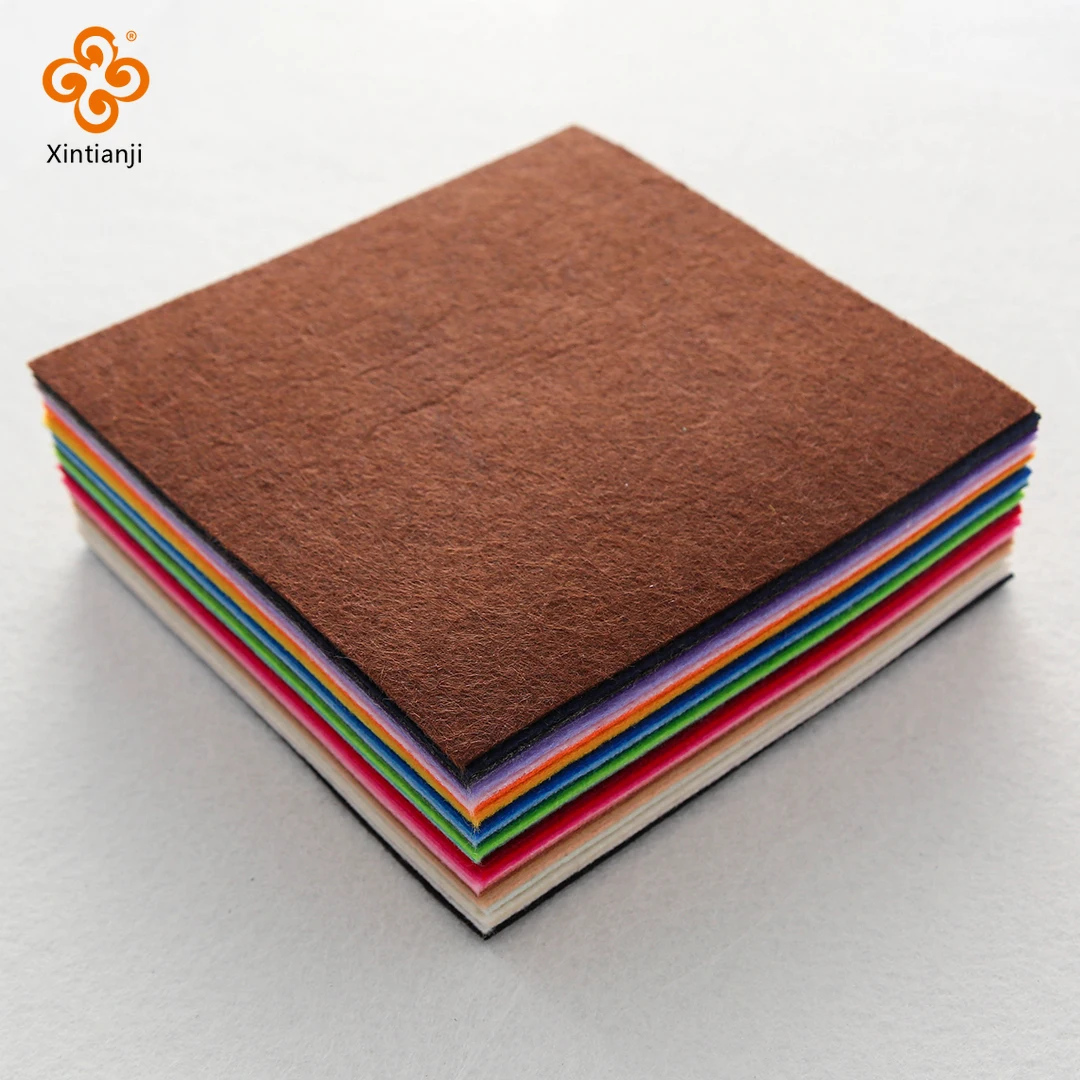 Soft Felt Fabric Non-Woven DIY Felt Fabric Arts Crafts Sewing Children's Handmade Materials 40/22 Pieces 10x10cm/15x15cm/30x30cm felt fabric sheet