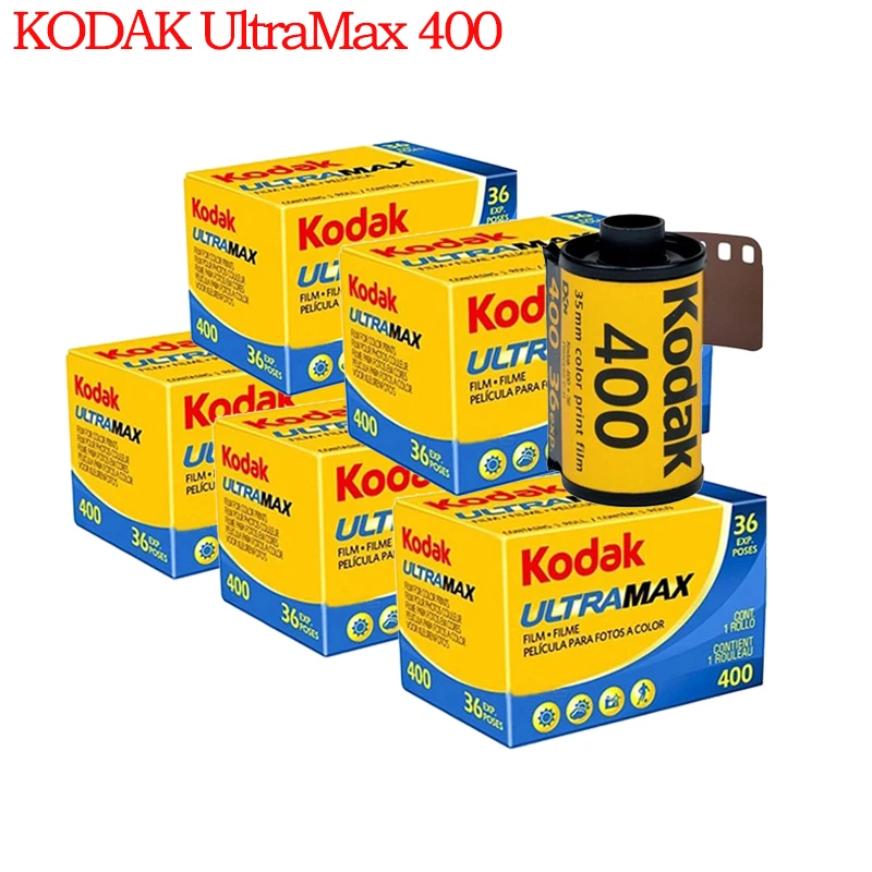 Original Kodak UltraMax400 Film New 135 Color Film 36 Sheets of 35mm Film 36 Exposures for Kodak H35/M35/Fujifilm Film Cameras