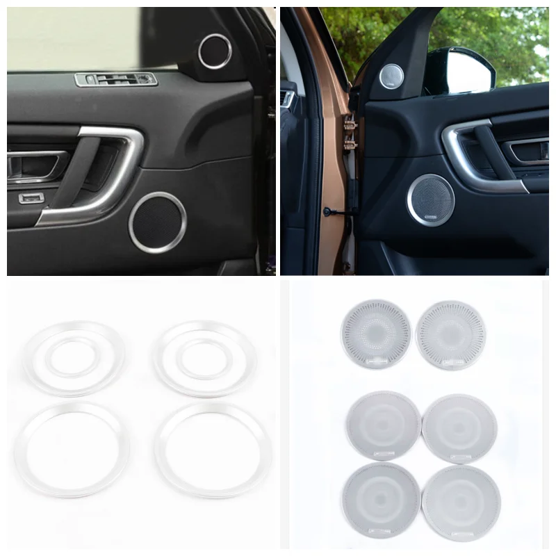 

Аксессуары для Land Rover Discovery Sport L550 2015-2022, дверной динамик, звуковой громкоговоритель, декоративная крышка, отделка, Стайлинг автомобиля