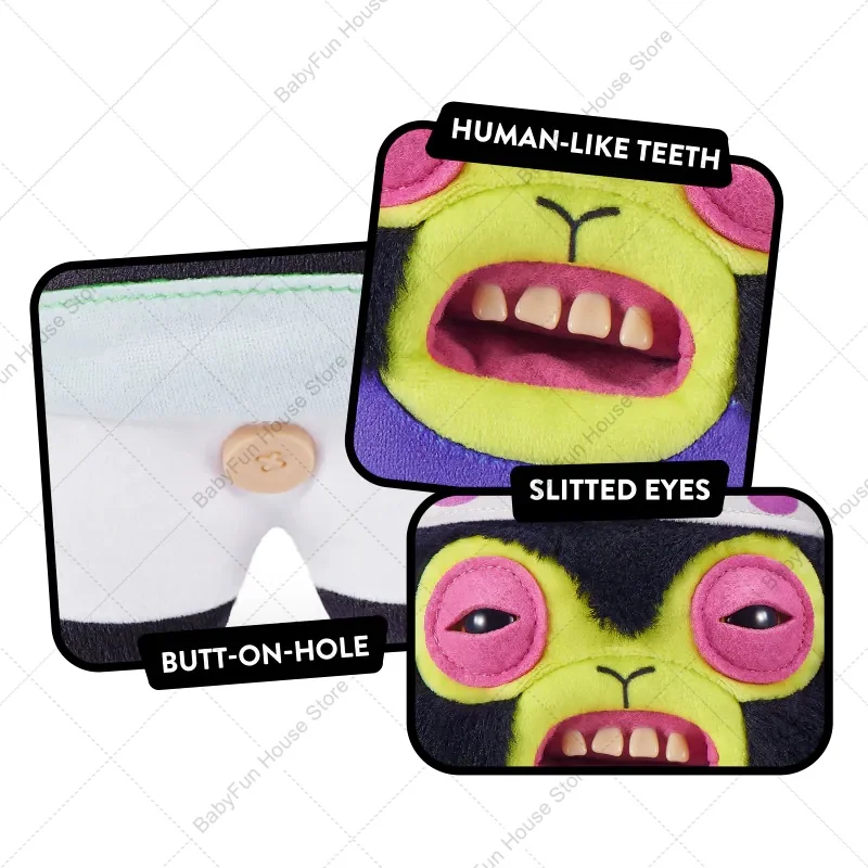 Original Fuggler Ugly Teeth Monster Plüschtiere Fugglers Die Powerpuff Girls Care Bears Love Fuggs Plüschpuppen Geburtstagsgeschenke – Detail 34