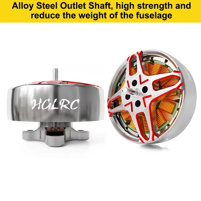 HGLRC SPECTER 1404 2750KV 4-6S Brushless Motor Compatible 2-4inch Propeller for FPV 2inch Cinewhoop 4inch Toothpick Drones 5