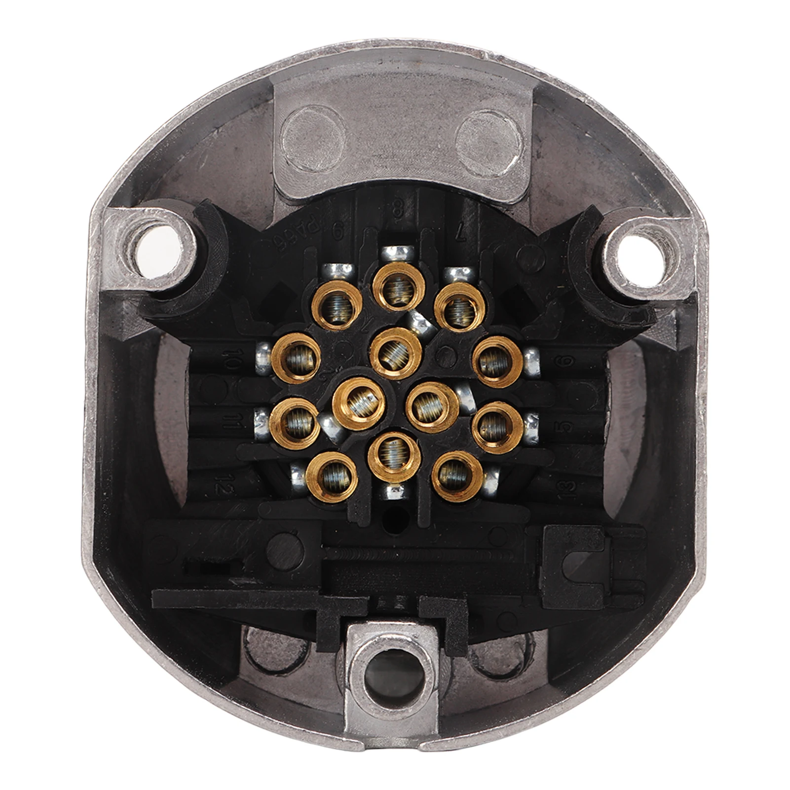 Trailer Socket 13 Pin 12V Aluminum Alloy Female for Standard Female Electric Socket trailer plug socket