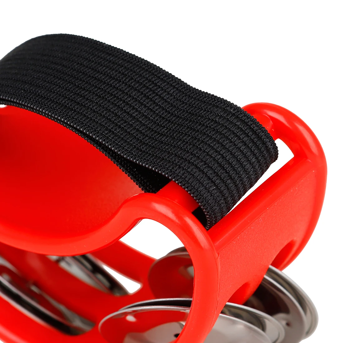 Drum Percussion Accessories Wooden Tambourine Drum Accessories Orff Musical Instruments Foot Jingle Bell Percussion Children Elliptical Tambourine Cajon Box Drum Companion With Cymbals