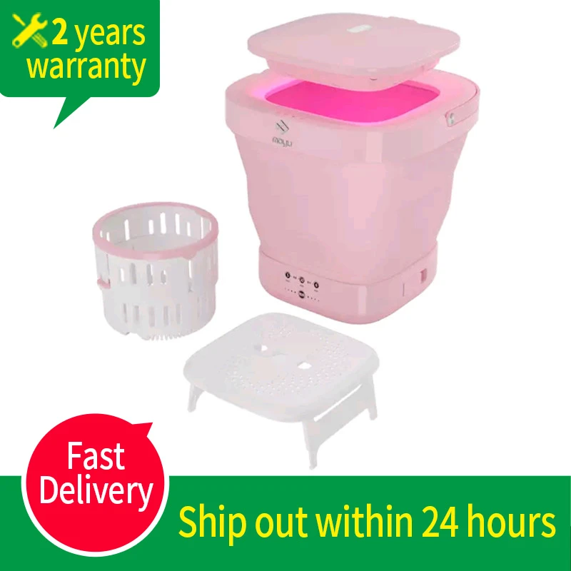 Youpin Moyu Foldable Washing Machine XPB08-F1C/F2/F2G Portable Washer With Sterilizing Draining Drying Functions Optional