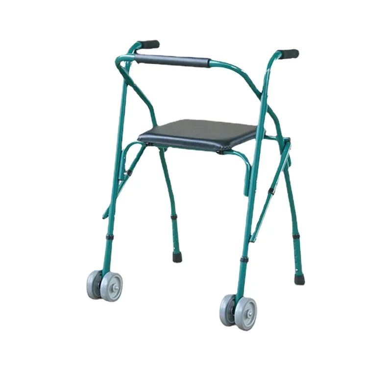 

Elderly walking aids with seat and wheels, rehabilitation wheelchairs, walkers walking stick with seat walkers for elderly