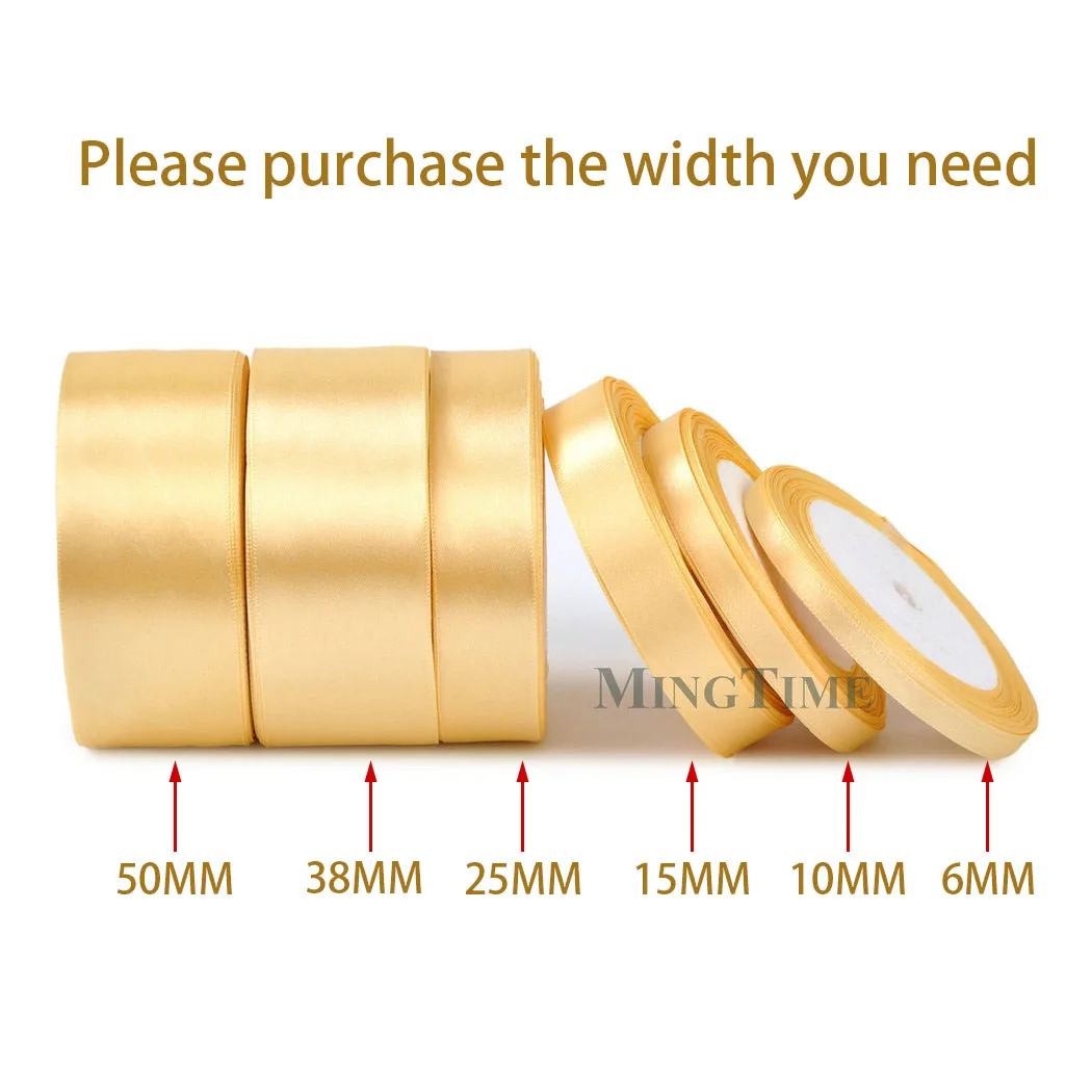 thumbnail image 1 of Cinta de raso de 22 metros (6 mm, 10 mm, 15 mm, 25 mm, 38 mm y 50 mm), ideal para fajas, regalos, lazos, manualidades, decoración de bodas y fiestas., 1 of 5
