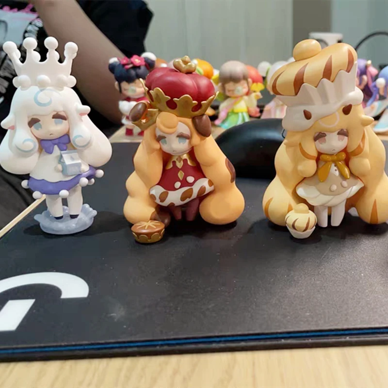 

Memelo Sweet Kingdom Series Figure Pvc Action Figure Cake Model Dolls Collectible Desk Decorations Girl Children Birthday Gift