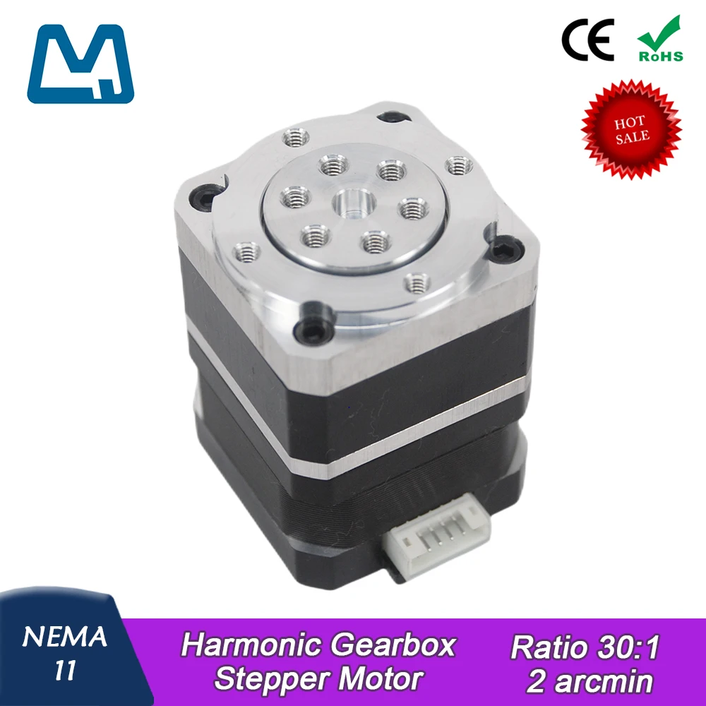 NEMA17 Stepper Motor with Harmonic Gearbox Driver Ratio 30:1 Low Cost Small Size stepper motor