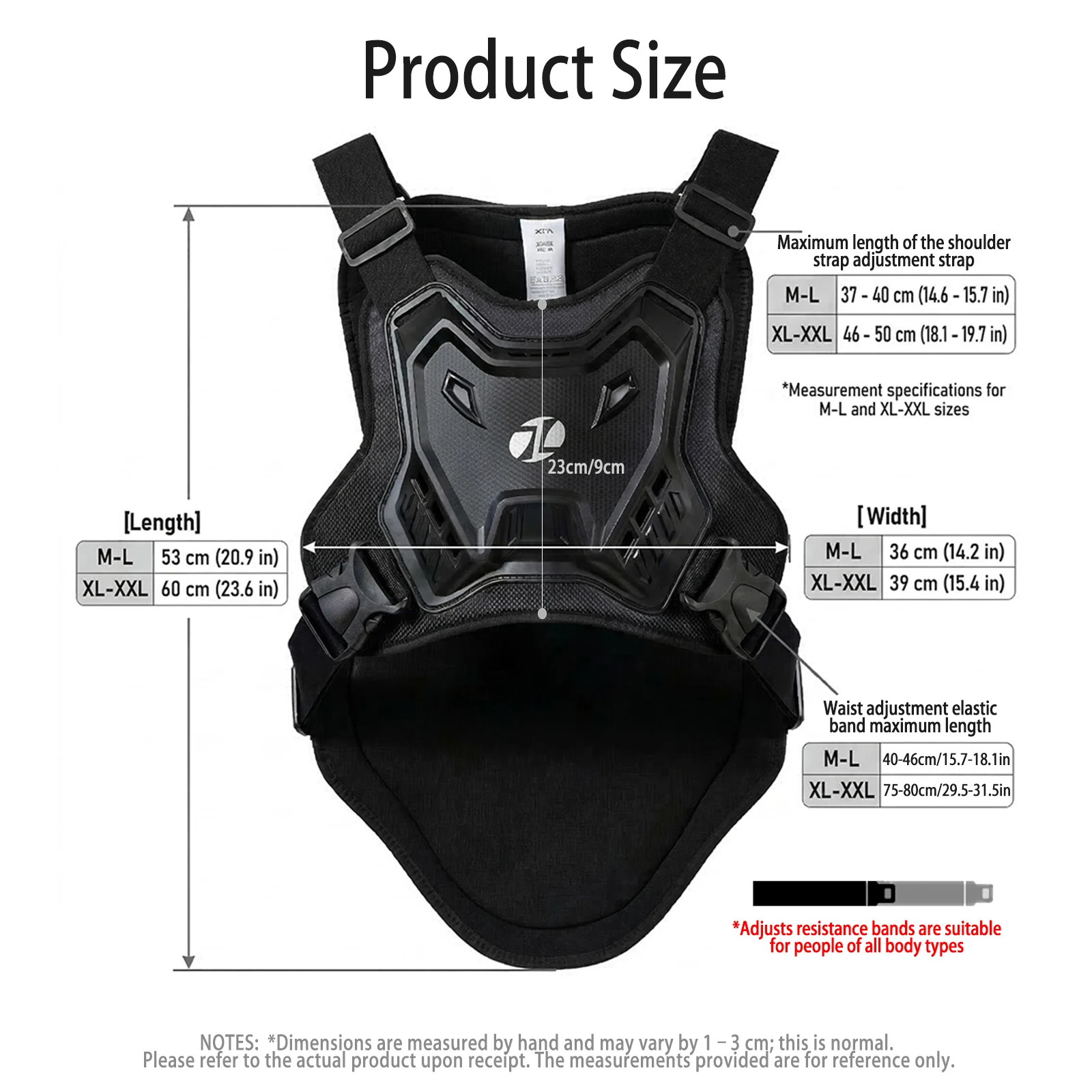 JCAA 오프로드 오토바이 바디 아머 조끼 추락 방지 모토크로스 라이딩 조끼 오토바이 아머 조끼 더트 바이크 레이싱 보호 조끼