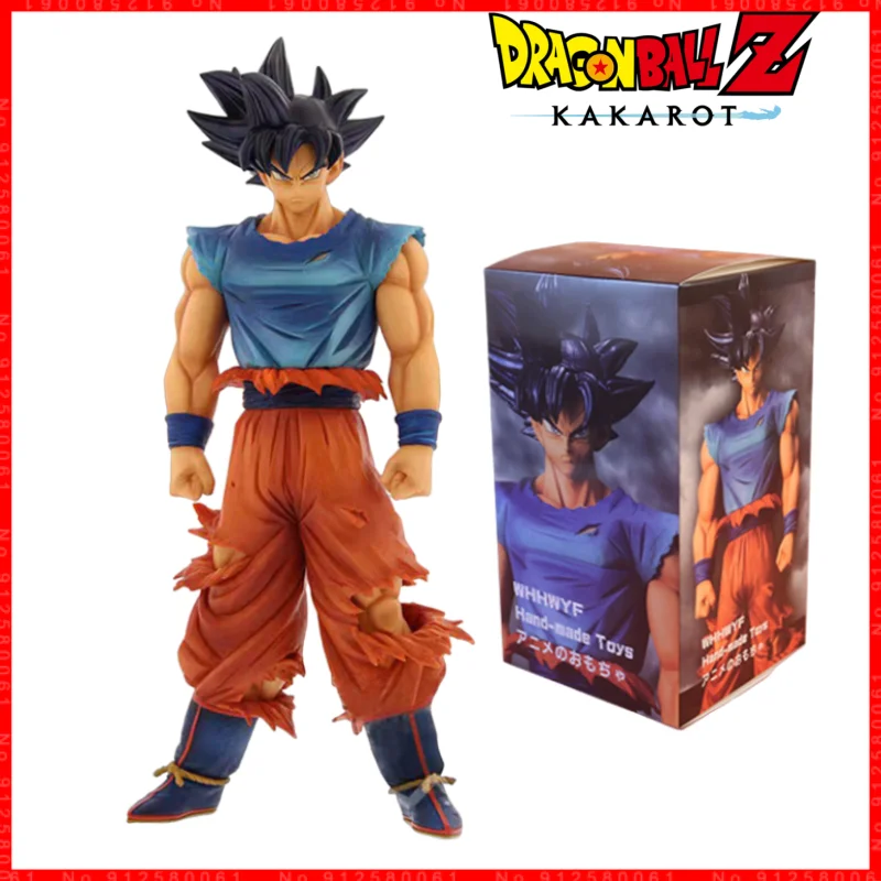 BANDAI 28cm Super Saiyan Dragon Ball Son Goku Action Figures Grandista Nero  Goku Ultra Instinct Black Hair Anime Figurine Toys