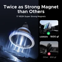 UGREEN Qi2 25W 15W Magnetic Car Phone Holder Wireless Charger Stand For iPhone 17 16 15 Pro Max Charging for Magsafe Car Charger - Image 3